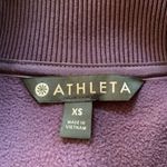 Athleta Purple Eggplant Full Zip Fleece Lined Jacket Photo 6