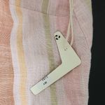 a.n.a  Pink Striped Crop Top Cotton Striped Boho Top Size XL NWOT Powder Pink Top Photo 5