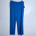NWT KASPER Knit Studio Large Knit Pant Stretchable Elastic Waist Cabana Blue Photo 1