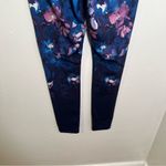 Jockey Ombre Floral Print Leggings Blue Pink M Size M Photo 8