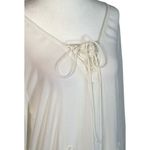 Blu Pepper Size Small Boho Tunic With Crochet Hem White Long Sleeve Photo 2