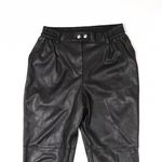 Bershka  Baggy pants‎ faux leather ankle jogger large Photo 1