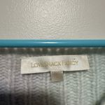 Love Shack Fancy  Rosie Baby Alpaca Wool Pastel Rainbow Crochet Sweater Large Photo 1