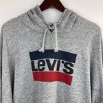 Levi's Crop Boxy Fit Big Logo Hoodie Sweatshirt Photo 3