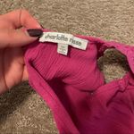Charlotte Russe Hot pink romper Photo 3