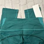 Outdoor Voices  NWT Move Free Crop Leggings XXS Workout Running Teal Blue Photo 5