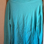 White Stag  Turquoise mock neck Top xl Photo 0