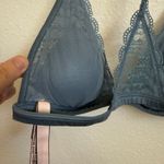 Victoria's Secret 5/$25  Lace Bra in Dusty Blue Medium Photo 3