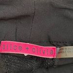 Alice + Olivia Arthur Sequin Pants Black Sequin Dress Pants Size 2 Photo 11