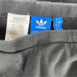 Adidas  Black Logo Print Leg Sport Athletic Track Pants S Photo 2