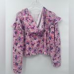 Love Shack Fancy  Ciel Hoodie in Mauve Sunset size small‎ Photo 2