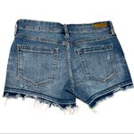 BLANK NYC  Distressed Denim Embroidered Butterfly Floral Hiker Shorts  27 Photo 5