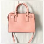 Michael Kors Dillon Pale Pink Leather Medium Saffiano Leather Satchel NWOT Photo 3