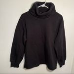 Banana Republic  Funnel-Neck Sweatshirt Black Photo 2