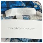 New Adyson Parker Legion Blue Floral Print Modal Blend Lounge Jogger Size Large Photo 5