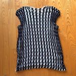 Jil Sander  Woven Checkerprint Jumper Top Photo 2