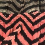 Parker  Maci chevron silk dress Large nwot racerback elastic waist Photo 3