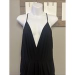 BCBGeneration Women Black Plunging V-Neck Pullover Keyhole High Low Midi Medium Photo 1