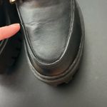 Bamboo 🖤 Y2K Vibe Black Platform Loafers w/ Gold Chain • Size 8 Photo 8