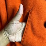 Merona  Women’s wool blend pea coat - Orange - Size Large Photo 1