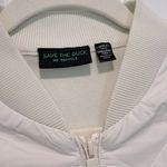 Save the Duck Beta Hybrid Water Repellent Quilted Bomber Jacket Off White Medium Photo 2
