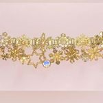 Kirks Folly 'Flurries' Snowflake Charm Bracelet & Earrings Gold Photo 15