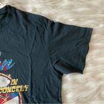 Free People  Black Red Blue Elton John Rocket Man Concert Oversized T-Shirt Sz S Photo 51