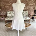 Teeze Me Dress Skater Midi White Sleeveless V-neck 7/8 Cocktail Party Grad Photo 7