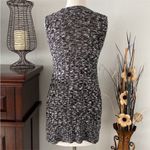 EXPRESS Hi-Lo Black And White Knit Sleeveless Tank Top Size XS Photo 4