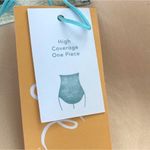 Kona Sol ™ Pique Bandeau High Coverage One Piece Swimsuit Tropical Size Small Photo 8