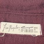 Free People x CP Shades Plaid Pattern Tunic Top w/Front Patch Pockets Photo 5