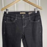 Nine West Women's Retro Mid Rise Dark Wash Bootcut Embroidered Jeans Size 2 Photo 2