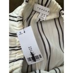 Topshop NWD Cream Striped Satin Wide Leg High Rise Pants Women’s Size 6 Photo 8