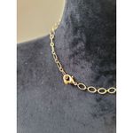 Women's Statement Gold Necklaces With Cream Gemstones And Lobster Claw Lock Yellow Photo 6