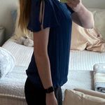 Banana Republic Navy Blue Blouse Photo 1