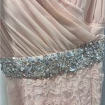 My Michelle  Pink Sweetheart Lace Gown – Size 5 Photo 5