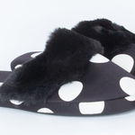 Victoria's Secret Victoria's‎ Secret Polka Dot Signature Slippers Size Small NWT Photo 0