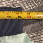 Fabletics Athleisure  Lined Biker Shorts Seafoam Navy Blue Size Med EUC #7951 Photo 2