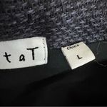 Habitat  Navy Linen Blend Textured Button Front Coat Lagenlook Jacket Large Photo 6