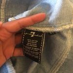 7 For All Mankind NWOT  Seamed Denim Shell Top Photo 4