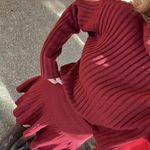 Boutique Red Sweater And Skirt Knit Set Photo 0