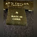 Ann Taylor  Factory Deep Navy Blue Open Front Lightweight Long Sleeve Cardigan Photo 1