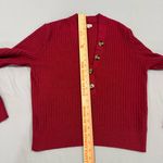 Pilcro  Red Cropped Sweater XL Photo 6