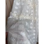 Lulus NWT  Beautiful Sentiments Ivory Floral Strapless Tiered Midi Dress Size XL Photo 8