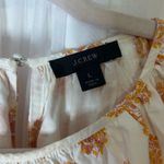 J.Crew NWOT Smocked-Waist Mini Dress in Gathered Floral Block Print — Size Large Photo 3