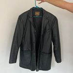 j. ferrar Vintage Leather Blazer Photo 0