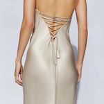 Meshki Cora Tie Back Maxi Slip Dress Photo 1