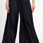 Hudson Gray Black Smocked Wide-Leg Pant Photo 2
