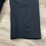 Jacqueline Ferrar Navy Blue Wool Blend Long 4 Button Blazer Size 10 Photo 7