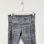 Lululemon [] Gray Jacquard Mid Rise Beat The Heat Tight Mesh Run Leggings Size 8 Photo 6
